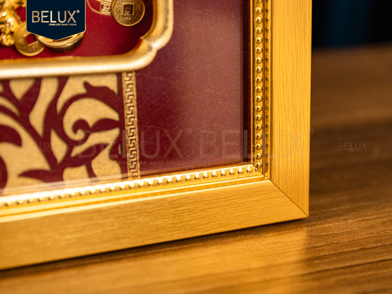 Tranh cây Tài Lộc dát vàng 24K 25x32cm